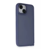 Mey İthalat® iPhone 14 Kılıf Elegant Kapak - Açık Mavi