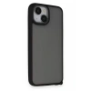 Mey İthalat®   iPhone 14 Kılıf Elegant Kapak - Siyah