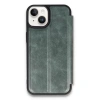 Mey İthalat® iPhone 14 Kılıf Flip Cover - Koyu Yeşil