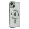 Mey İthalat®  iPhone 14 Kılıf Kross Magneticsafe Kapak - Gümüş