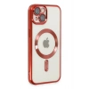 Mey İthalat®  iPhone 14 Kılıf Kross Magneticsafe Kapak - Kırmızı