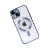 Mey İthalat®  iPhone 14 Kılıf Kross Magneticsafe Kapak - Sierra Blue