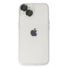 Mey İthalat® iPhone 14 Kılıf Luko Lens Silikon - Yeşil