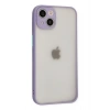 Mey İthalat®  iPhone 14 Kılıf Montreal Silikon Kapak - Mor
