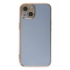 Mey İthalat®  iPhone 14 Kılıf Volet Silikon - Mavi