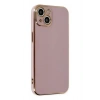 Mey İthalat®  iPhone 14 Kılıf Volet Silikon - Mor
