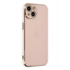 Mey İthalat®  iPhone 14 Kılıf Volet Silikon - Pembe