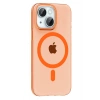 Mey İthalat®   iPhone 14 PC Blank Magsafe Kapak - Turuncu