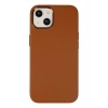Mey İthalat® iPhone 14 Plus Kılıf Asya Deri Silikon - Kahverengi