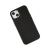 Mey İthalat® iPhone 14 Plus Kılıf Asya Deri Silikon - Siyah