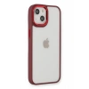 Mey İthalat® iPhone 14 Plus Kılıf Dora Kapak - Kırmızı