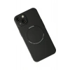 Mey İthalat® iPhone 14 Plus Kılıf Jack Magneticsafe Lens Silikon - Siyah