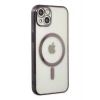 Mey İthalat® iPhone 14 Plus Kılıf Magneticsafe Lazer Silikon - Siyah