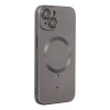 Mey İthalat® iPhone 14 Plus Kılıf Moshi Lens Magneticsafe Silikon - Füme