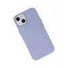Mey İthalat®  iPhone 14 Plus Kılıf Nano içi Kadife Silikon - Lila