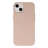 Mey İthalat®  iPhone 14 Plus Kılıf Nano içi Kadife Silikon - Pudra