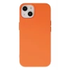 Mey İthalat®  iPhone 14 Plus Kılıf Nano içi Kadife Silikon - Turuncu