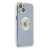 Mey İthalat®  iPhone 14 Plus Kılıf Store Silikon - Sierra Blue