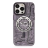 Mey İthalat®  iPhone 14 Pro Kılıf Apollo Magneticsafe Desenli Kapak - Apollo Mor - 5