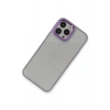 Mey İthalat®  iPhone 14 Pro Kılıf Dora Kapak - Lila