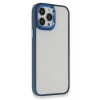 Mey İthalat® iPhone 14 Pro Kılıf Dora Kapak - Mavi