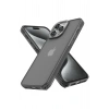 Mey İthalat®  iPhone 14 Pro Kılıf Elegant Kapak - Titan Gri