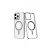 Mey İthalat® iPhone 14 Pro Kılıf Element Magneticsafe Sert Kapak - Gümüş