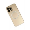 Mey İthalat® iPhone 14 Pro Kılıf Jack Magneticsafe Lens Silikon - Gold