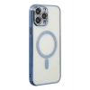 Mey İthalat® iPhone 14 Pro Kılıf Magneticsafe Lazer Silikon - Sierra Blue