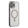 Mey İthalat® iPhone 14 Pro Kılıf Magneticsafe Lazer Silikon - Siyah