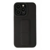 Mey İthalat® iPhone 14 Pro Kılıf Mega Standlı Silikon - Siyah