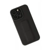 Mey İthalat® iPhone 14 Pro Kılıf Mega Standlı Silikon - Siyah