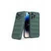 Mey İthalat®  iPhone 14 Pro Kılıf Optimum Silikon - Koyu Yeşil