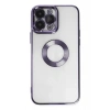 Mey İthalat®  iPhone 14 Pro Kılıf Slot Silikon - Mor