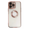 Mey İthalat®  iPhone 14 Pro Kılıf Slot Silikon - Rose Gold