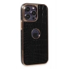Mey İthalat®  iPhone 14 Pro Kılıf Snake Kapak - Siyah