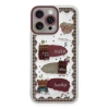 Mey İthalat® iPhone 14 Pro Kılıf Sweet Desenli Silikon Kapak - Şeffaf