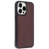 Mey İthalat®  iPhone 14 Pro Max Kılıf Aras Deri Kapak - Bordo