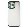 Mey İthalat®  iPhone 14 Pro Max Kılıf Dora Kapak - Haki Yeşil