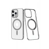 Mey İthalat® iPhone 14 Pro Max Kılıf Element Magneticsafe Sert Kapak - Gümüş