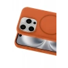 Mey İthalat®   iPhone 14 Pro Max Kılıf Jully Magsafe Kapak - Turuncu
