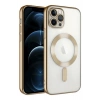 Mey İthalat®   iPhone 14 Pro Max Kılıf Kross Magneticsafe Kapak - Gold