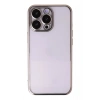 Mey İthalat®  iPhone 14 Pro Max Kılıf  Lensli Silikon - Gold