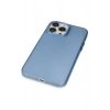 Mey İthalat® iPhone 14 Pro Max Kılıf Modos Metal Kapak - Mavi