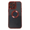 Mey İthalat® iPhone 14 Pro Max Kılıf Slot Silikon - Kırmızı