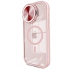 Mey İthalat®  iPhone 14 Pro Max Kılıf Teleskop Lens Magsafe Silikon Kapak - Pembe