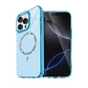 Mey İthalat®   iPhone 14 Pro Max Live Diamond Magsafe Kapak - Mavi