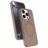 Mey İthalat®   iPhone 14 Pro Max Regal Magsafe Standlı Kapak - Çöl Titanyum