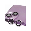 Mey İthalat® iPhone 14 Raze Metal Kamera Lens - Mor