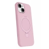 Mey İthalat®   iPhone 14 Regal Magsafe Standlı Kapak - Açık Pembe